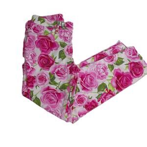 The Childrens Place Girls Pink Rose Floral Jeans Boho Cottagecore Size 6X/7 New